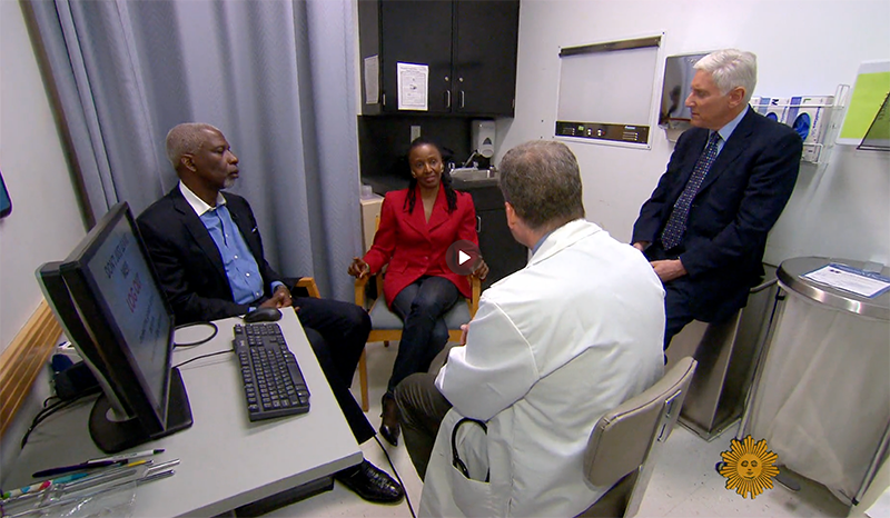 B. Smith with her doctor